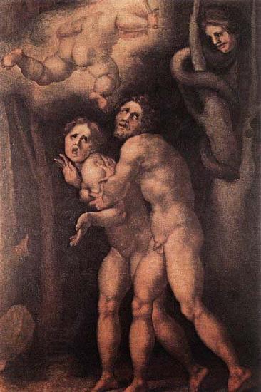 Pontormo, Jacopo The Expulsion from Earthly Paradise oil painting picture